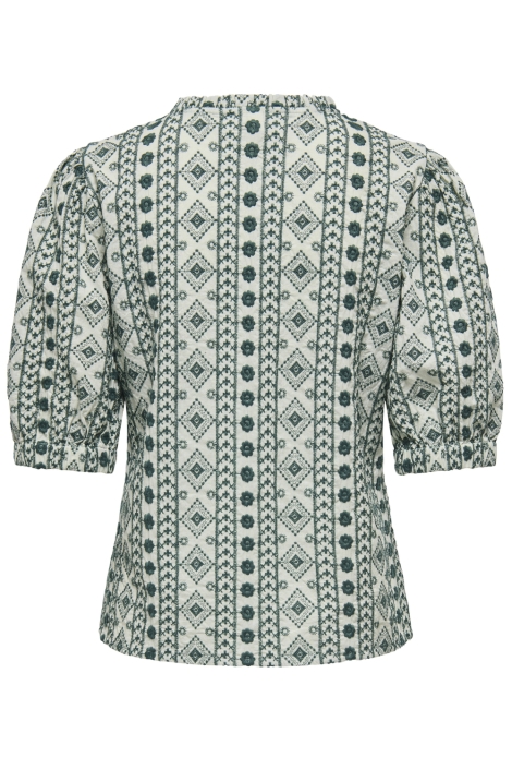Only onlpippi life ss emb. v-neck top wv